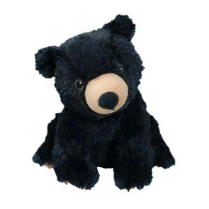 Microwavable French Lavender Scented Plush Black Bear - Black